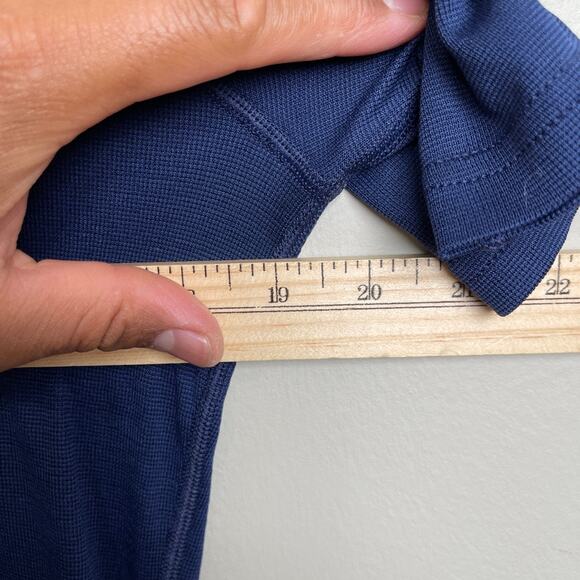 Patagonia Capilene made in USA Navy short sleeve t-shirt mens sz S - Picture 5 of 6